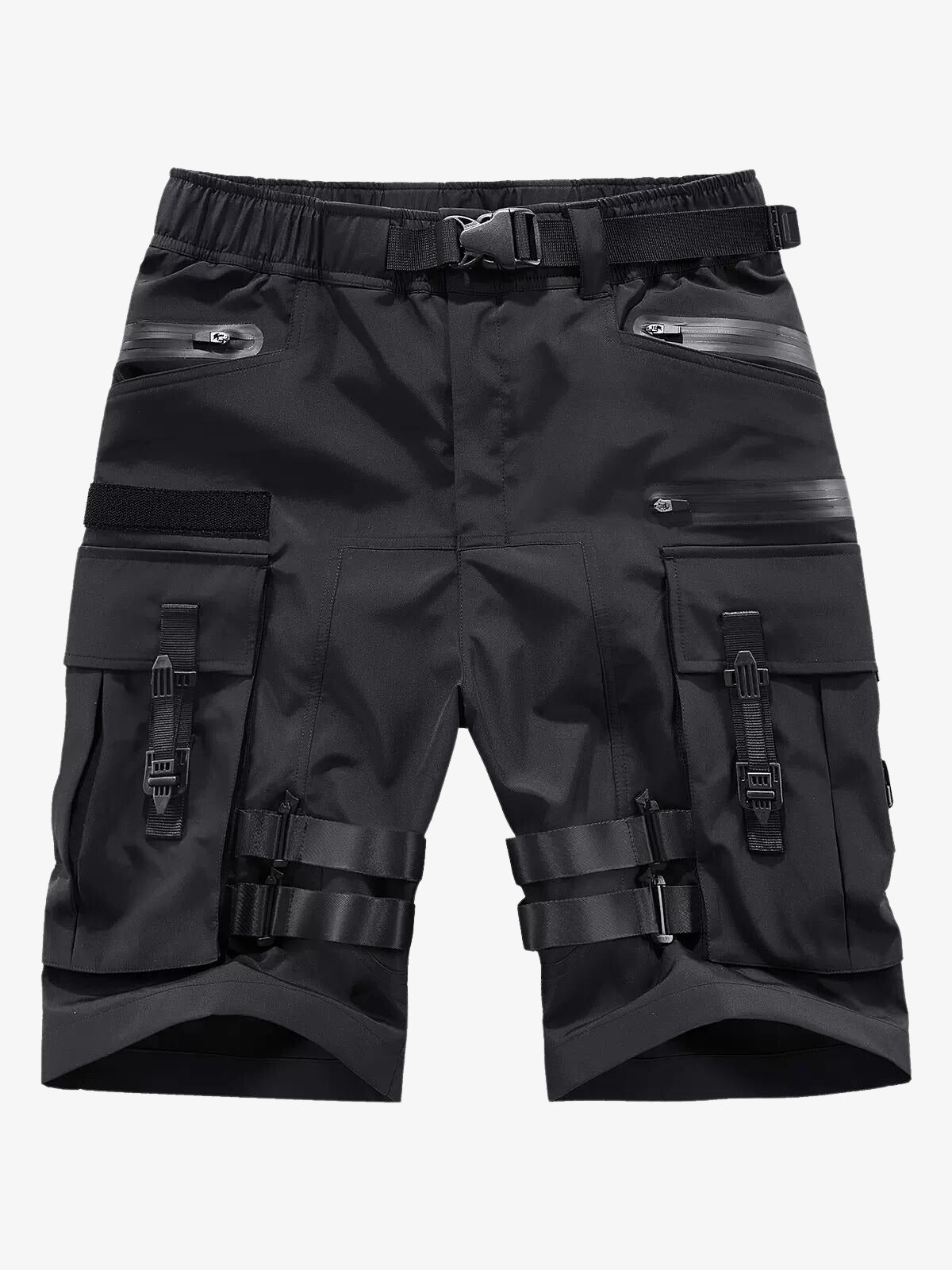 Men's Multi Pockets Futuristic Shorts