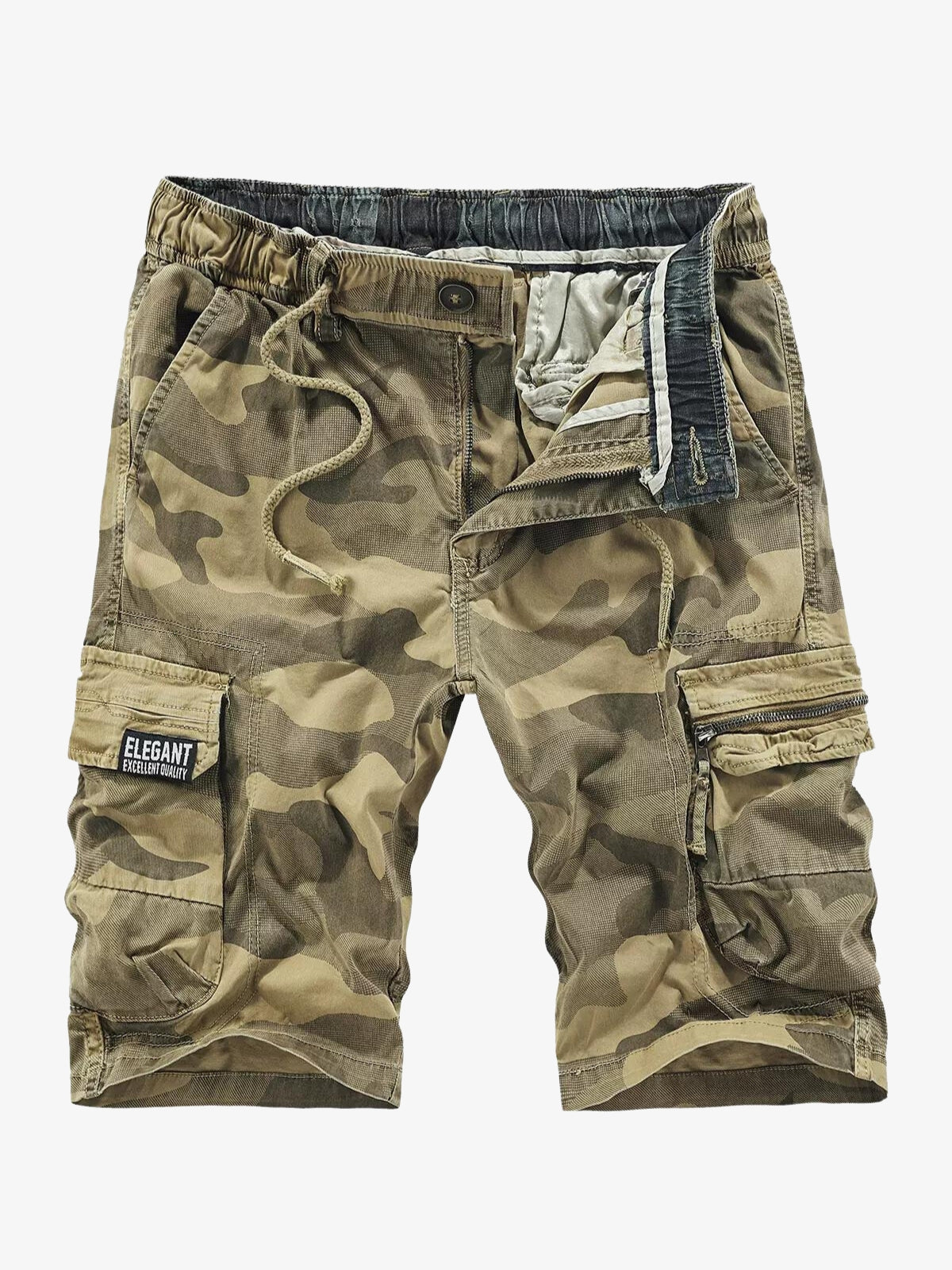 Camouflage Multi Pockets Cargo Shorts