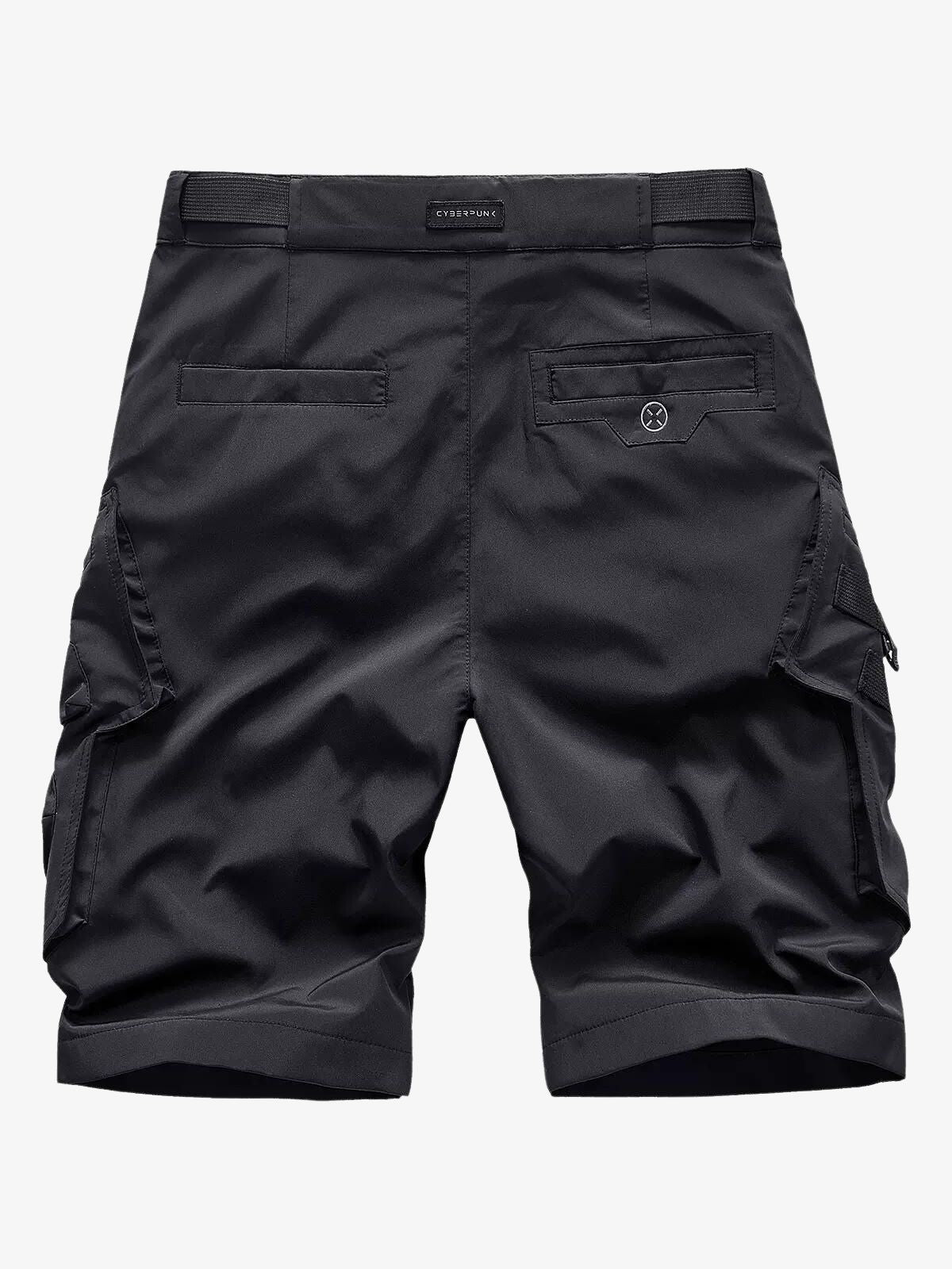 Zipper Multi Pocket Functional Shorts