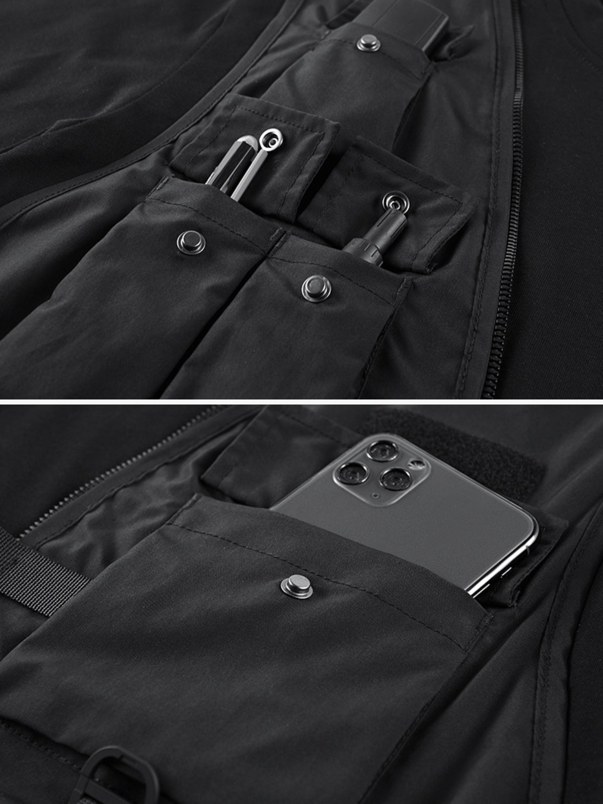 Multi Pocket Two Pieces Functional Shirt