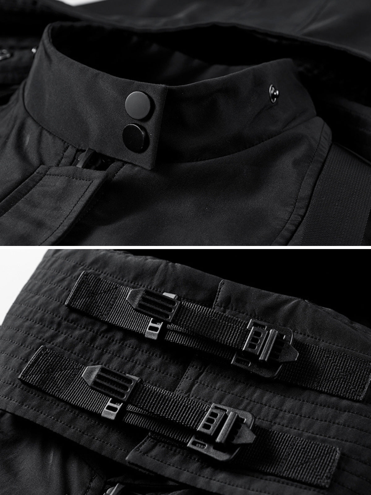 Techwear Multi Pockets Half Sleeved Windproof Jacket