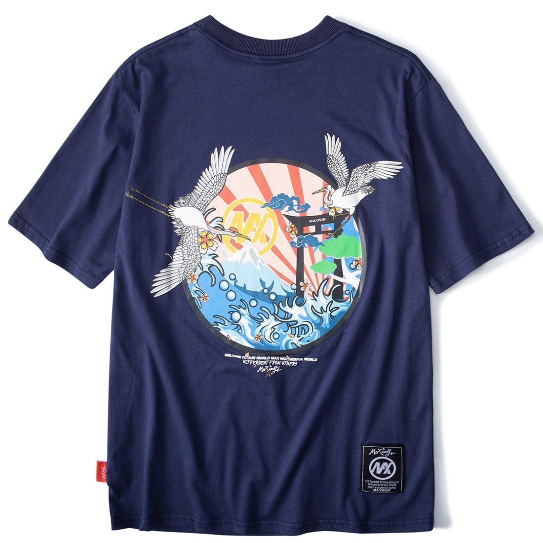TO Cranes Over the Rolling Sea Tee