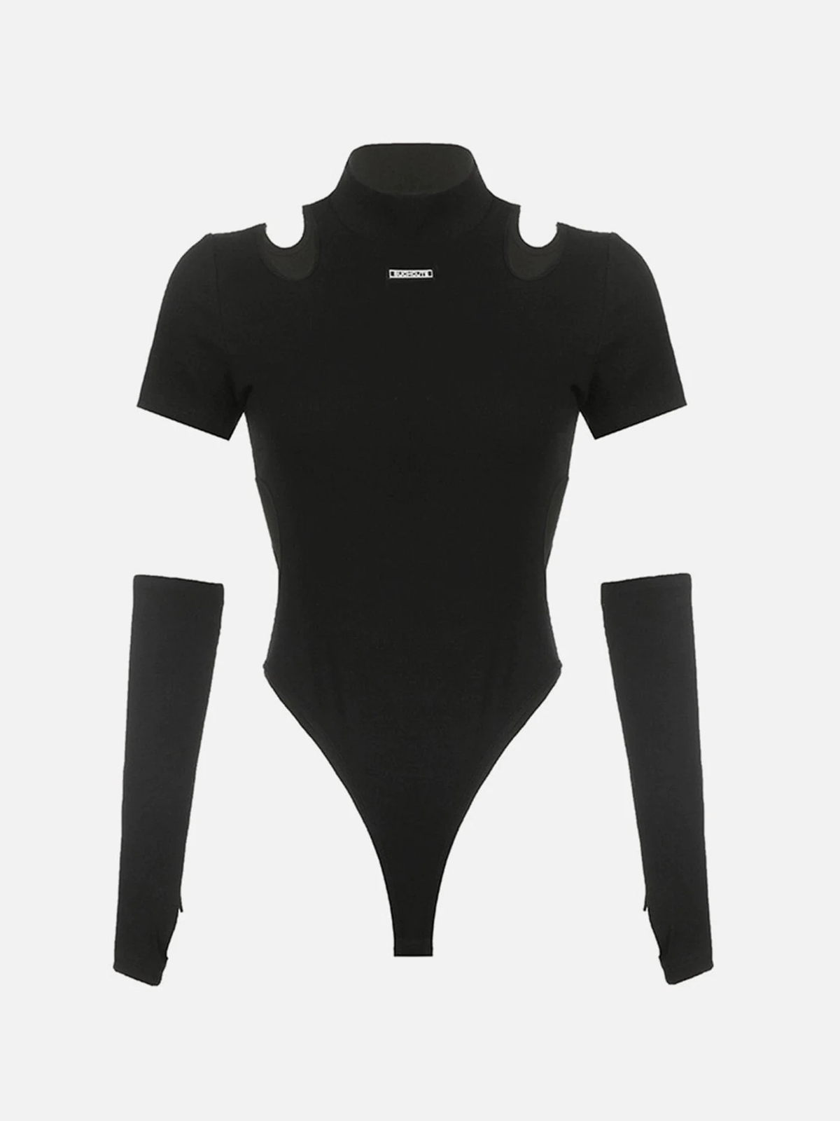 TO Hollow Cuff Out Bodysuit