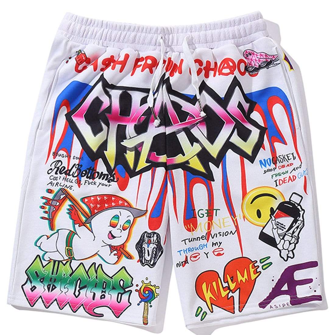 TO Anime Design Printed Shorts