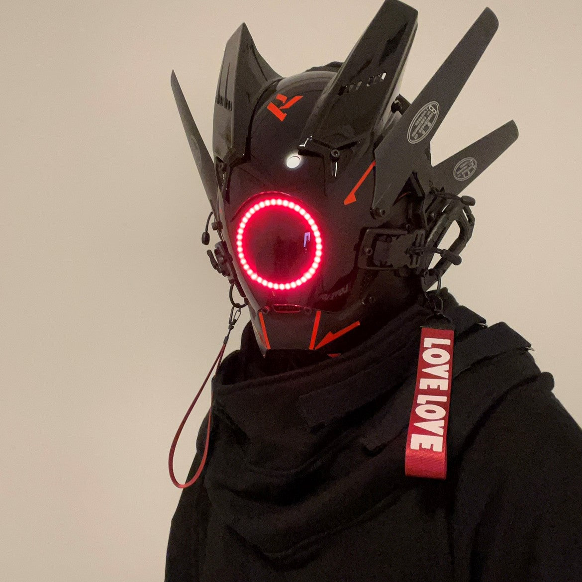 TO Cyberpunk Techwear LED Mask