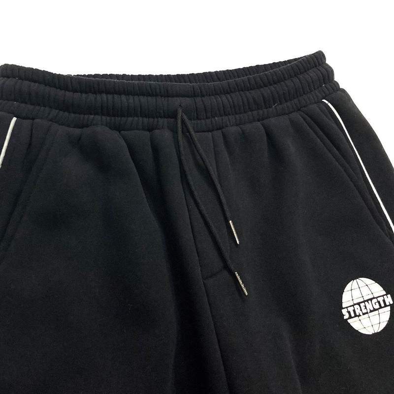 TO Solid Color Reflective Sweatpants