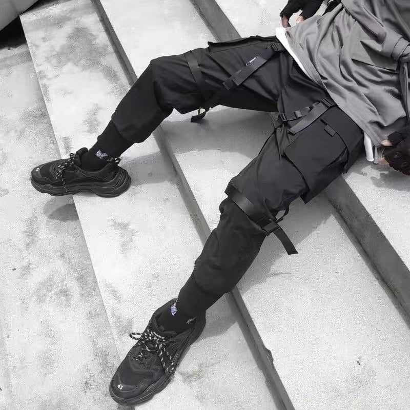 TO Buckle Tape Belts Cargo Joggers