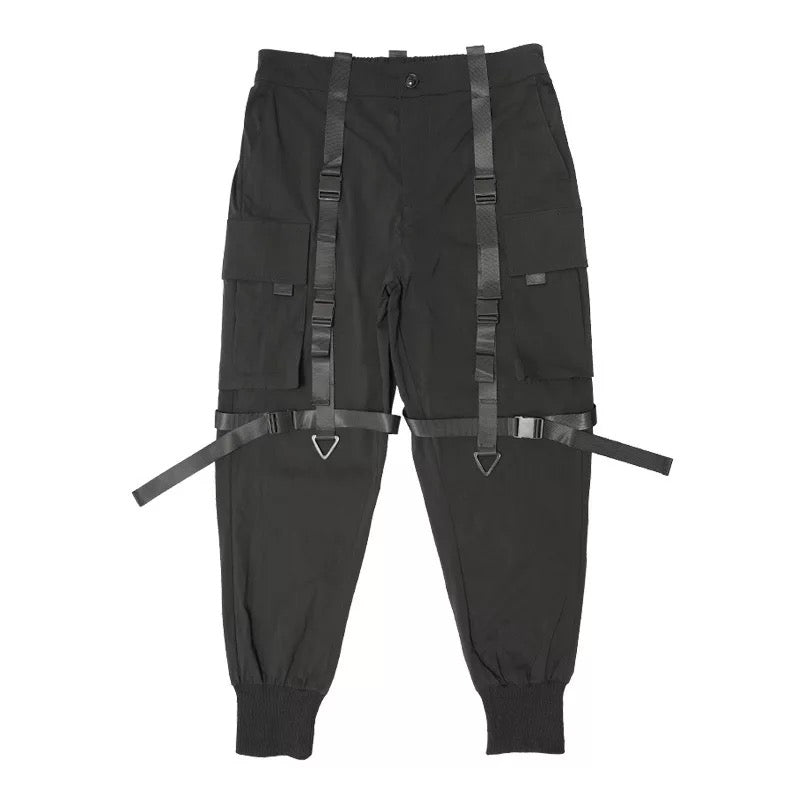 TO Buckle Tape Belts Cargo Joggers