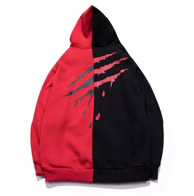 TO Double Matching Tint Casual Hoodie