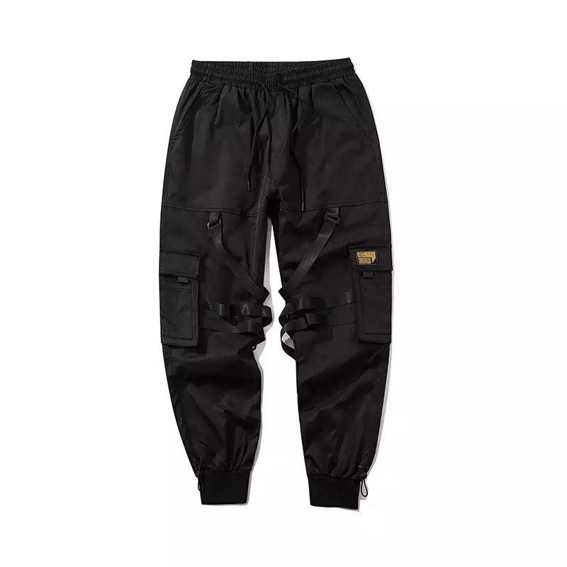 TO Intertwined Straps Cargo Pants