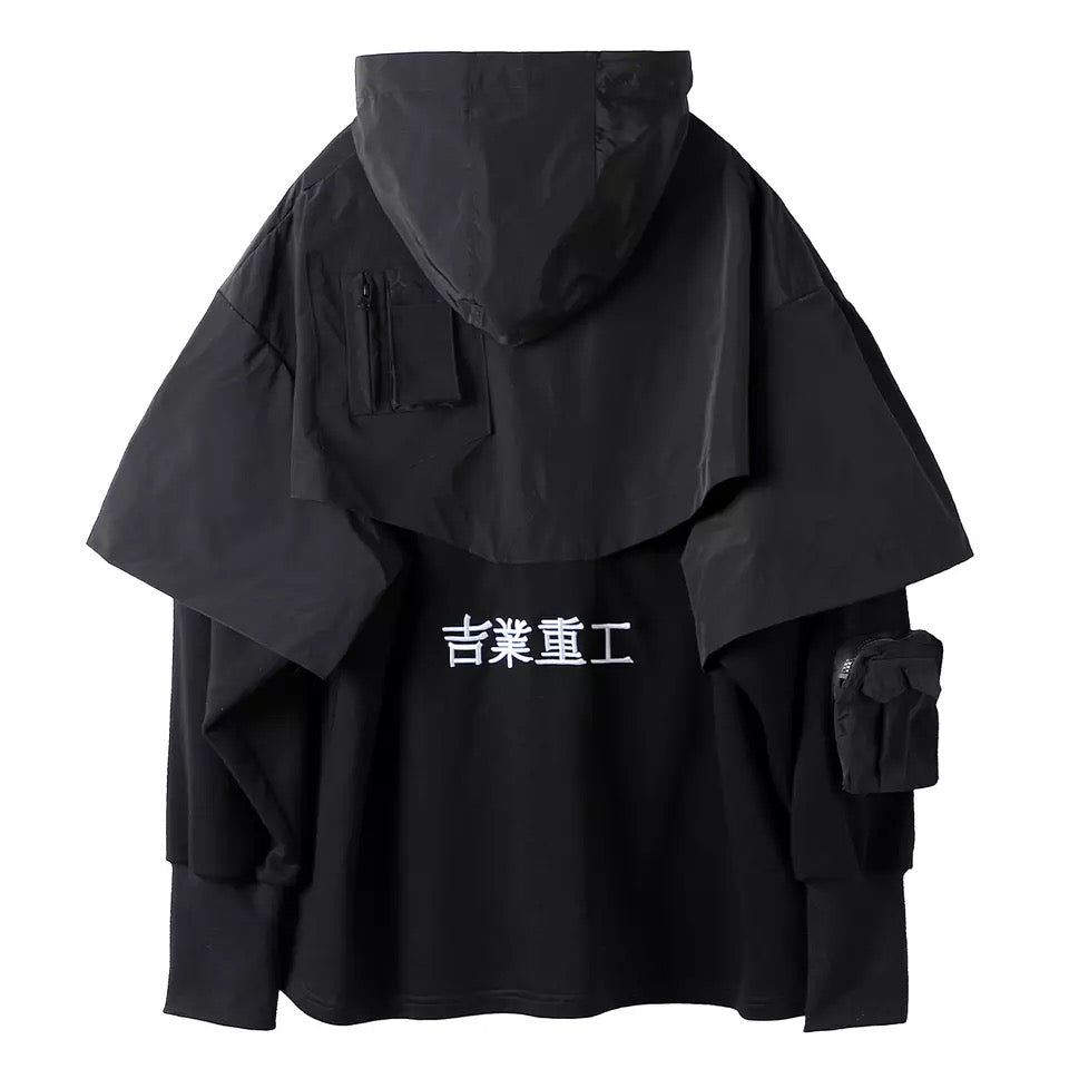 TO Streetwear Rainproof Japanese Hoodie