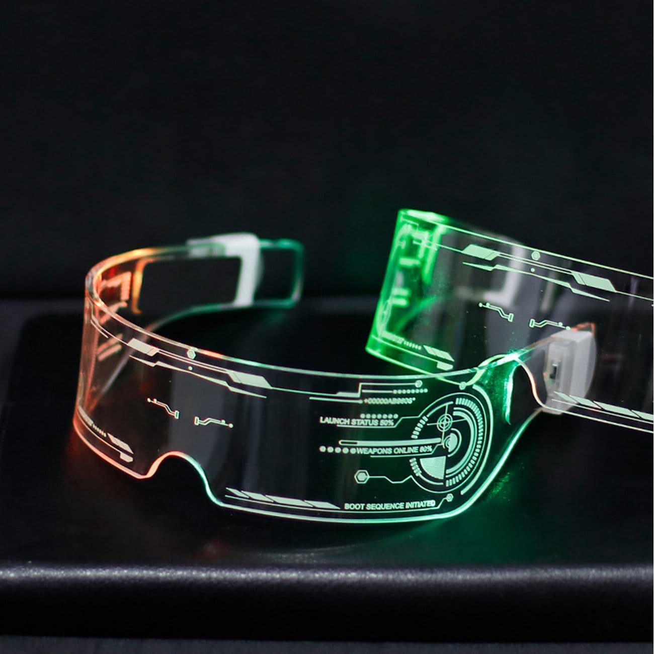 TO Cyberpunk Cool Wireless LED Glasses