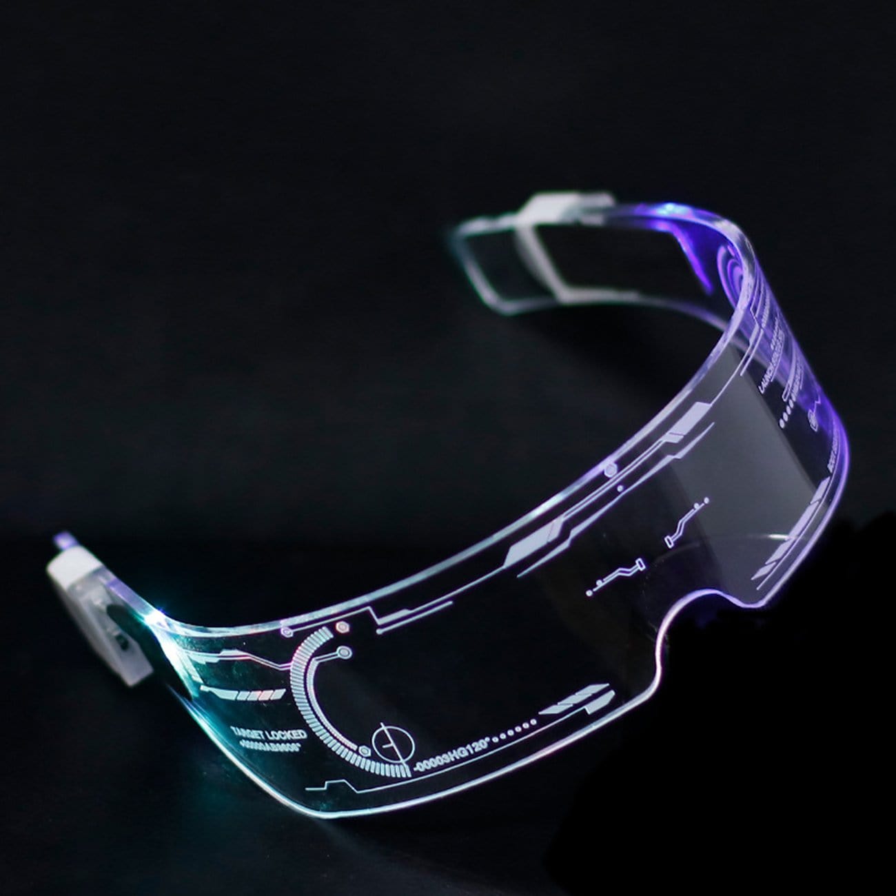 TO Cyberpunk Cool Wireless LED Glasses