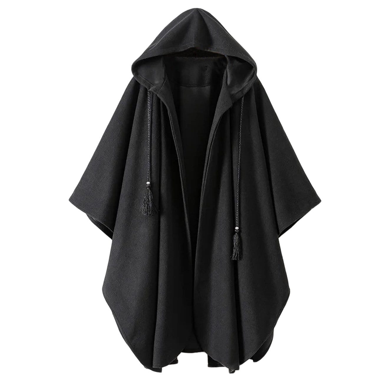 TO Dark Cloak Cape Wizard Coat