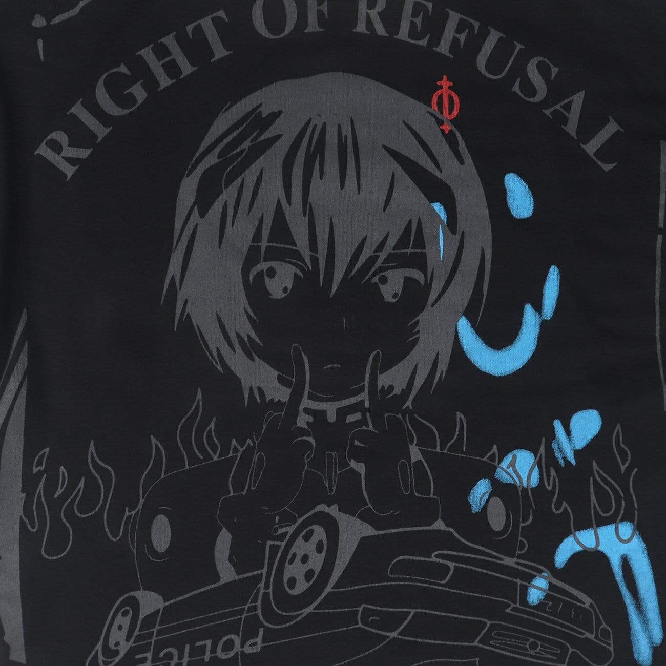 TO Dark Japanese Anime Print Sweatshirt