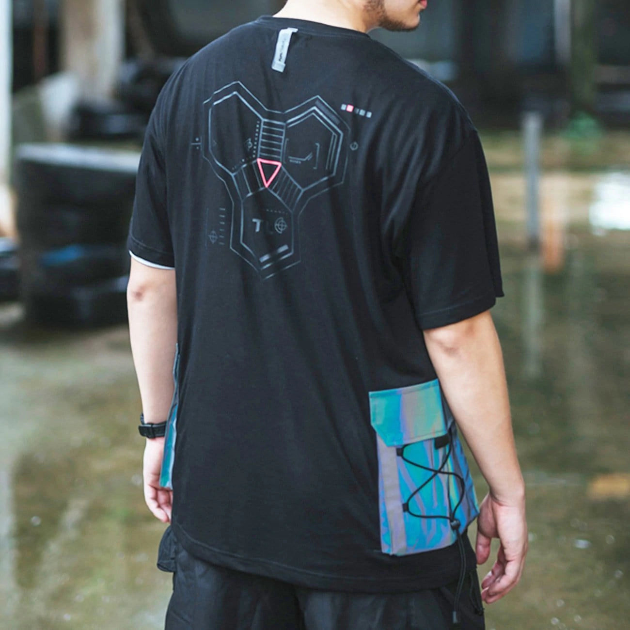 TO Functional Reflective Pocket Cotton Tee