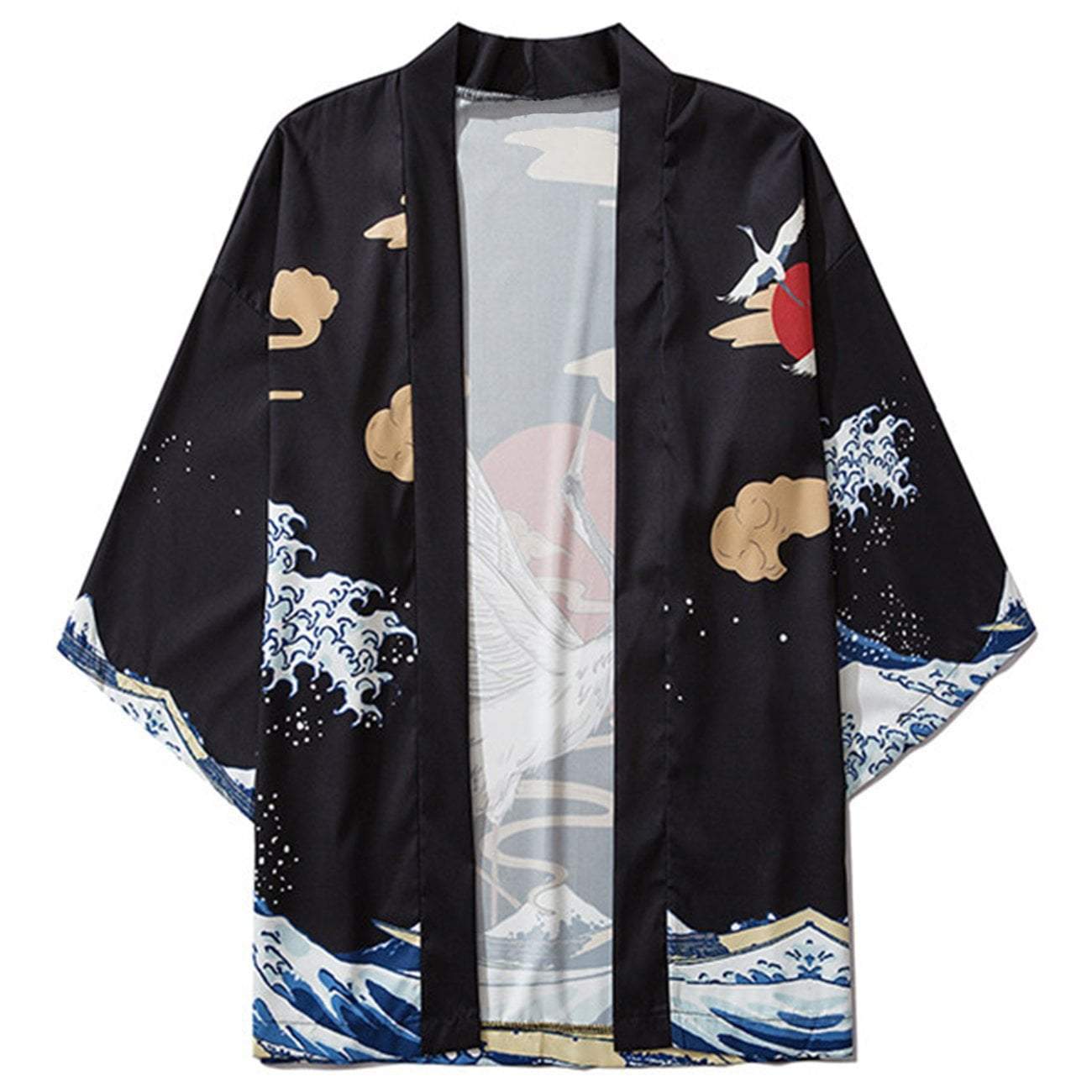 TO Sea Crane Kimono