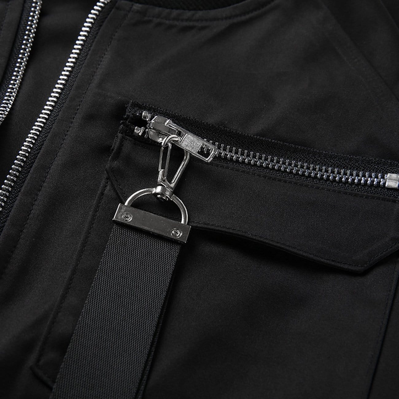 TO Function Zipper Ribbon Jacket