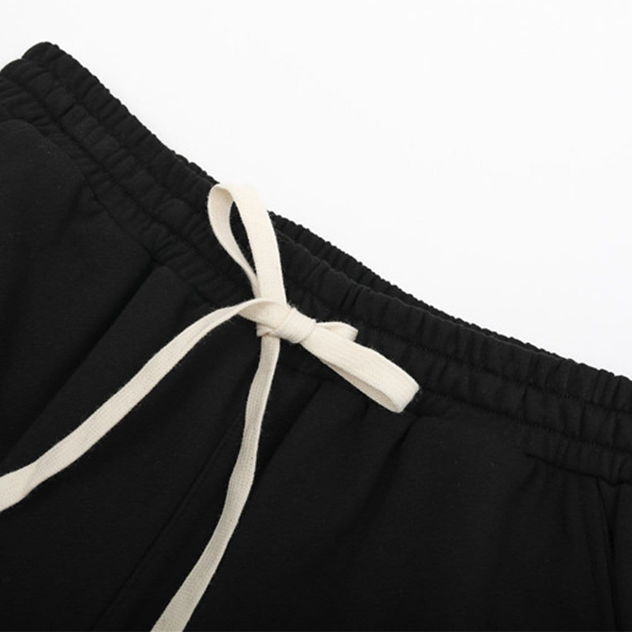 TO Dark Irregular Patchwork Cotton Shorts