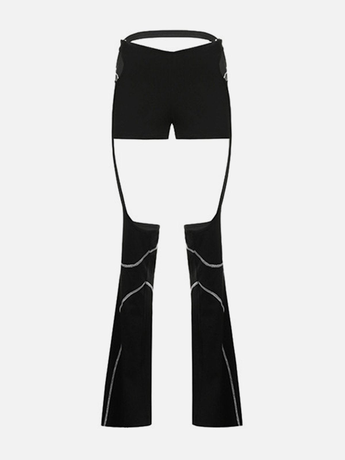 TO Gothic Solid Cut Out Pants