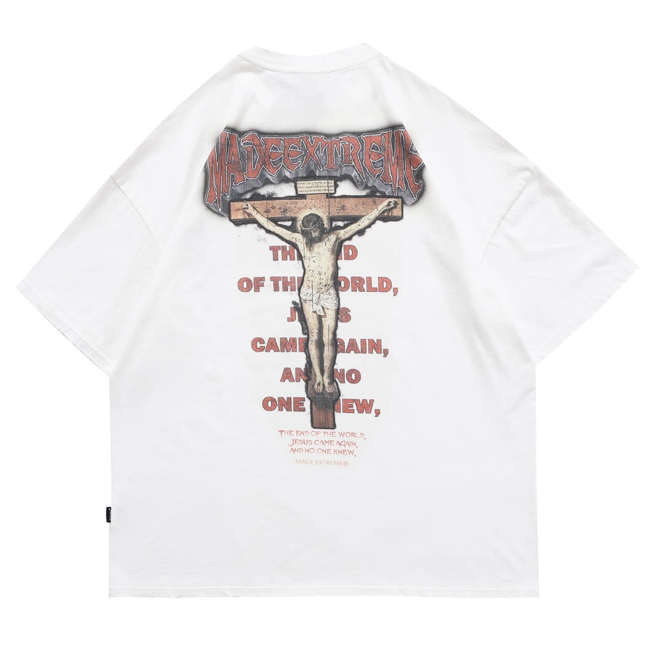 TO Nail Cross Washed Graphic Tee