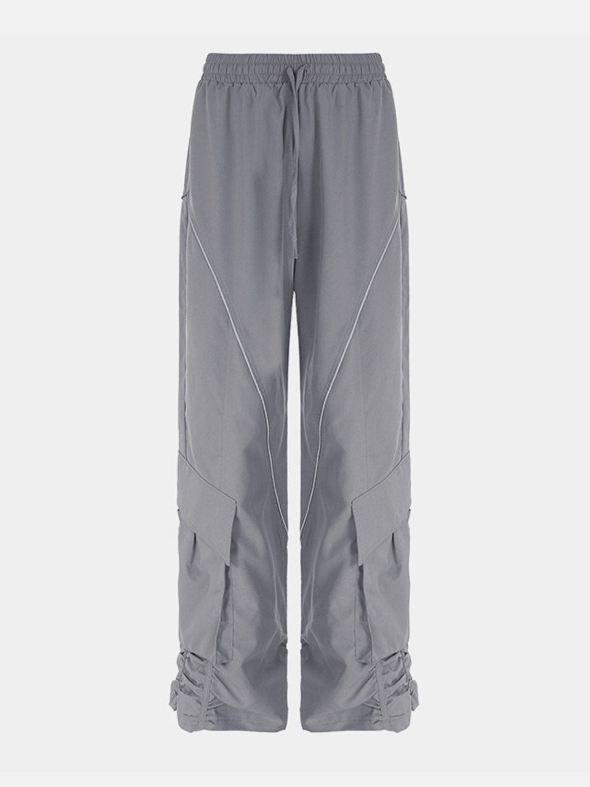 TO Pleated Line Design Cargo Pants