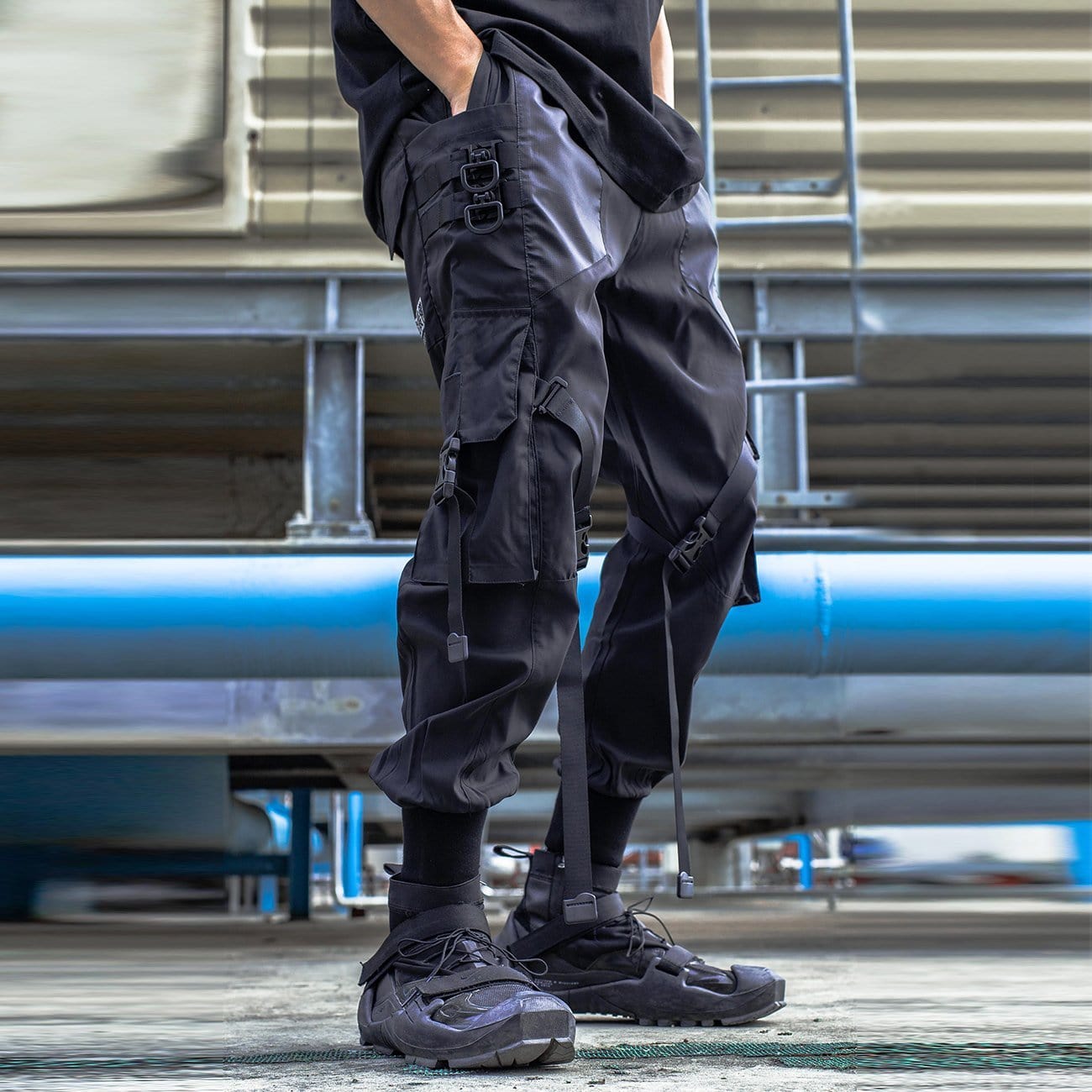 TO Function Techwear Ribbons Cargo Pants
