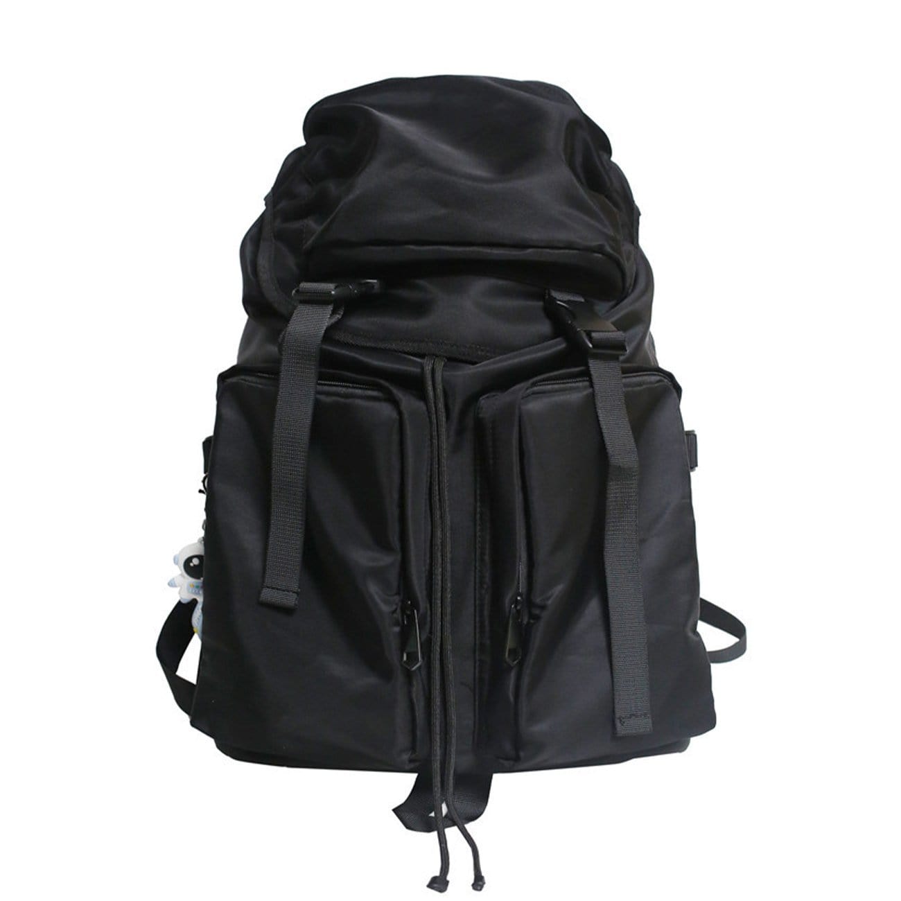 TO Function Ribbons Buckle Nylon Backpack
