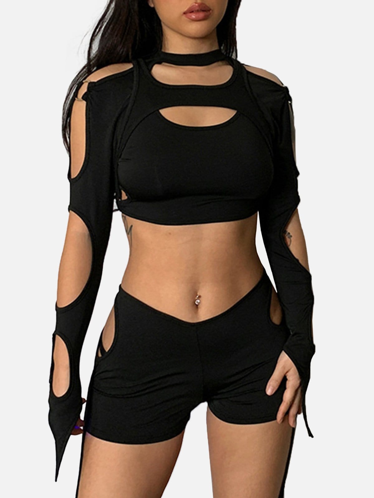 TO Solid Cut Out T-Shirt