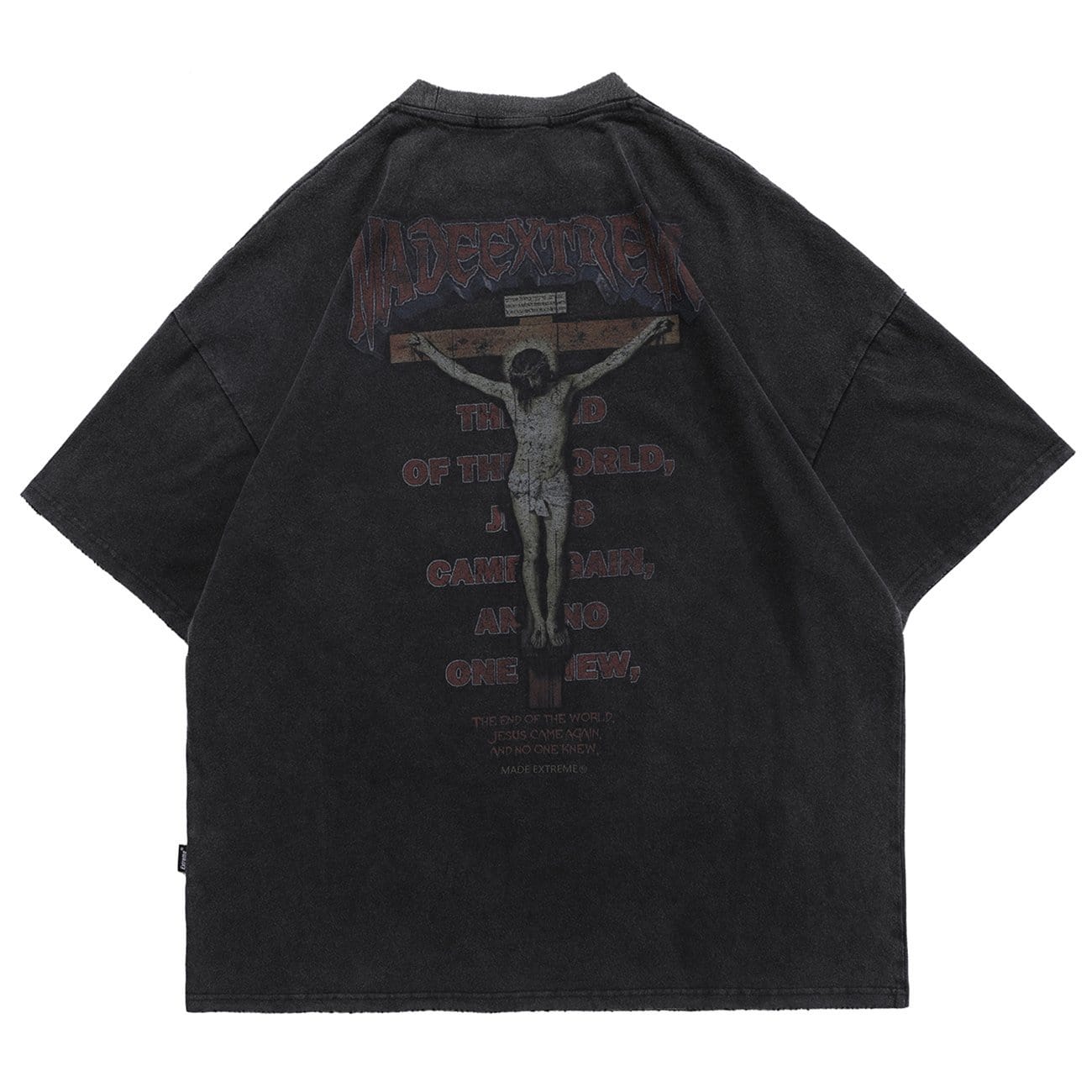 TO Nail Cross Washed Graphic Tee