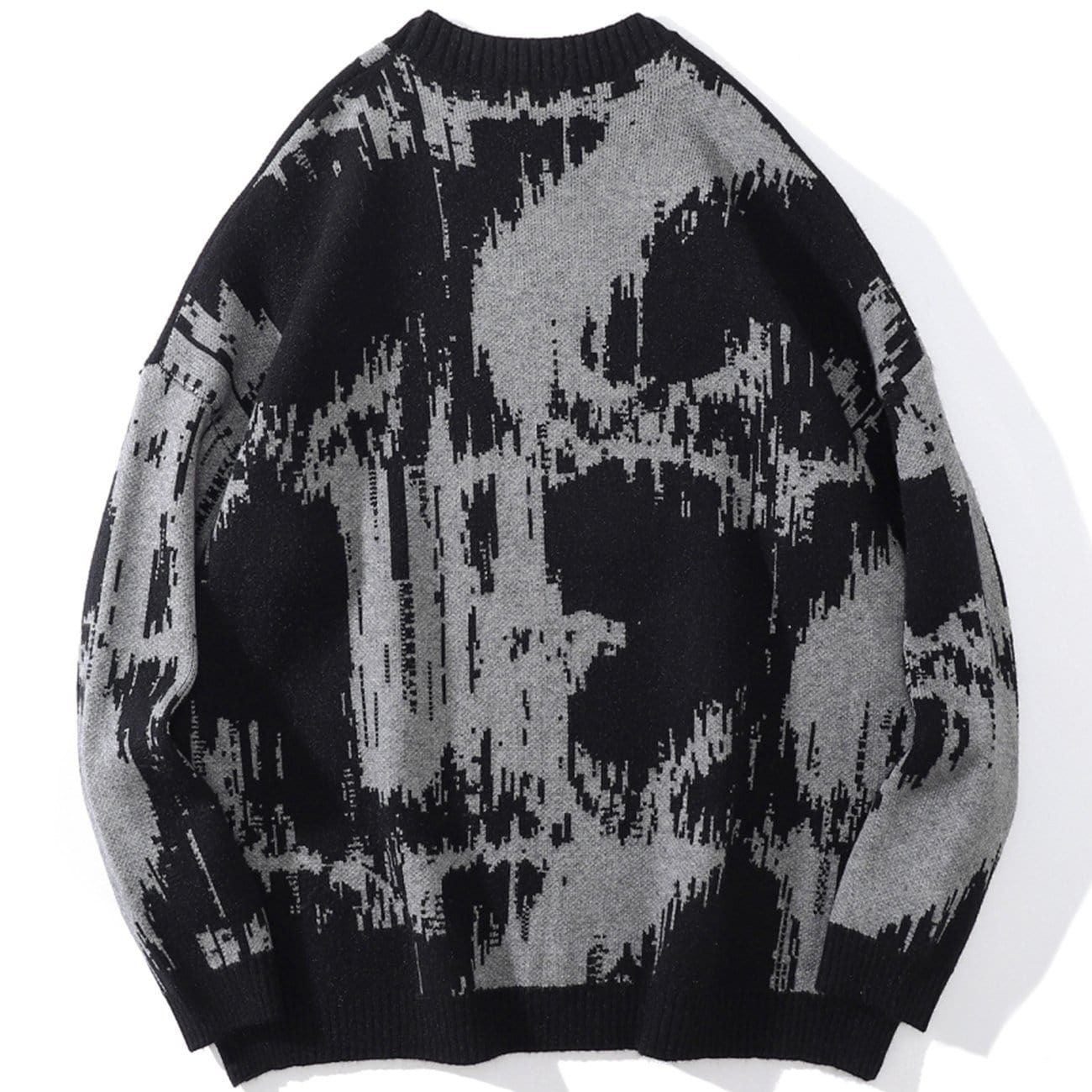 TO Tie Dye Embroidery Knitted Sweater