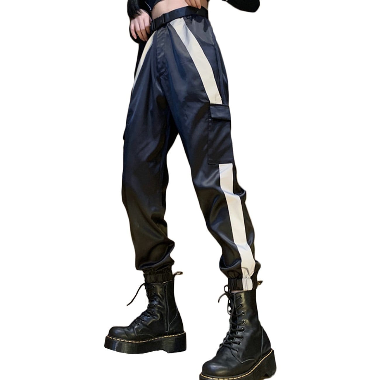 TO Reflective Strip Cargo Pants