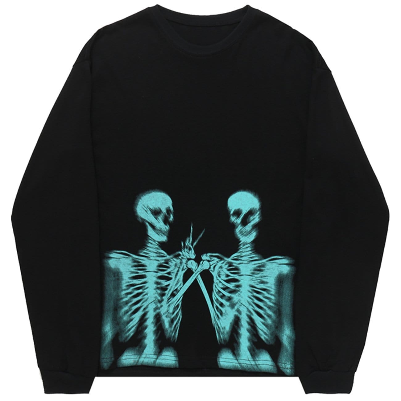 TO Dark Skeleton Taking Pictures Sweatshirt
