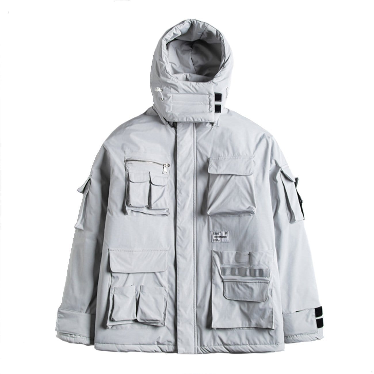 TO Removable Multi Pockets Winter Coat